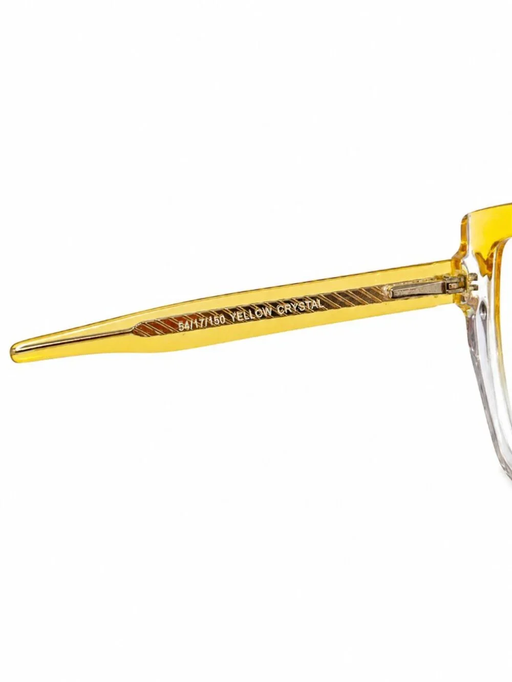 Enhance EN4488 Yellow Crystal 54-17-150 Eyeglass Frames